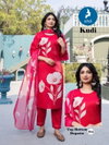 Kudi By Kaya Roman Glass Surat Kurti With Bottom Dupatta Wholesale Market
